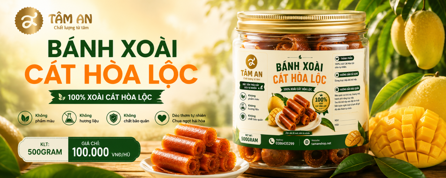 Bánh Xoài Cát Hòa Lộc Tâm An 