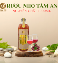 Rượu nho Tâm An chai 1 lít 