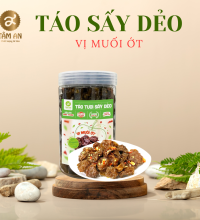 Táo Sấy Dẻo Muối Ớt Tâm An