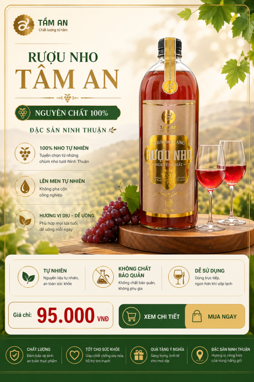 Rượu nho Tâm An