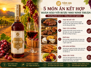5 món ăn kết hợp hoàn hảo với rượu nho Ninh Thuận | Bí quyết thưởng thức ngon hơn