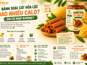 Bánh Xoài Cát Hòa Lộc Bao Nhiêu Calo? Ăn Có Mập Không?