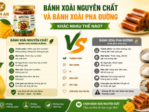 Bánh Xoài Nguyên Chất Và Bánh Xoài Pha Đường Khác Nhau Thế Nào?