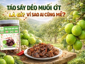 Táo Sấy Dẻo Muối Ớt Là Gì? Vì Sao Ai Ăn Cũng Mê?