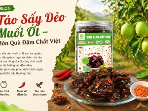 Táo Sấy Dẻo Muối Ớt – Món Quà Đậm Chất Việt Được Yêu Thích Nhất
