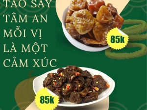 Táo Sấy Dẻo Tâm An – Mỗi Vị Là Một Cảm Xúc Khó Quên