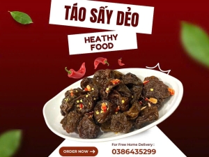Táo Sấy Dẻo Muối Ớt – Món Ăn Healthy Gây Nghiện