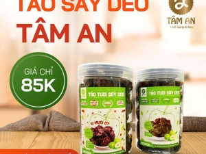 Táo Sấy Dẻo Tâm An – Đặc Sản Nhà Làm, Giá Chỉ 85K