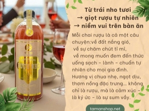 Quy trình làm rượu nho Tâm An – Bí quyết tạo nên hương vị khác biệt