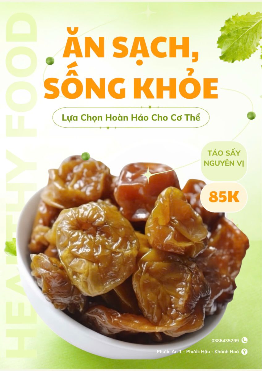 táo sấy dẻo Tâm An