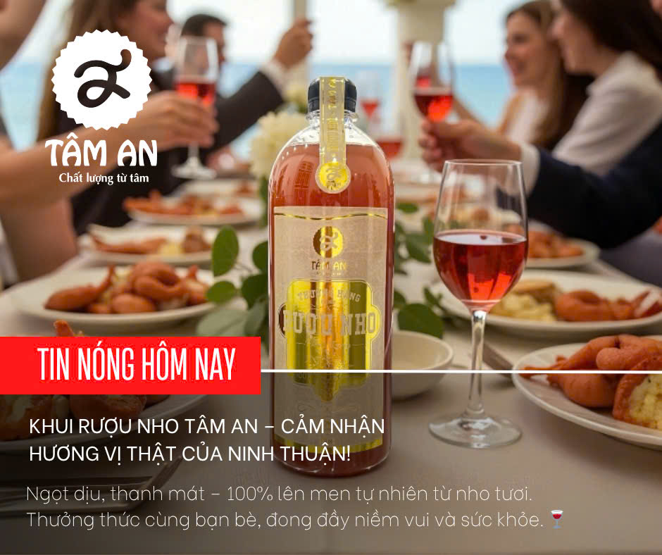 rượu nho tâm an