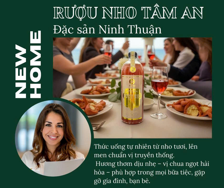 rượu nho tâm an